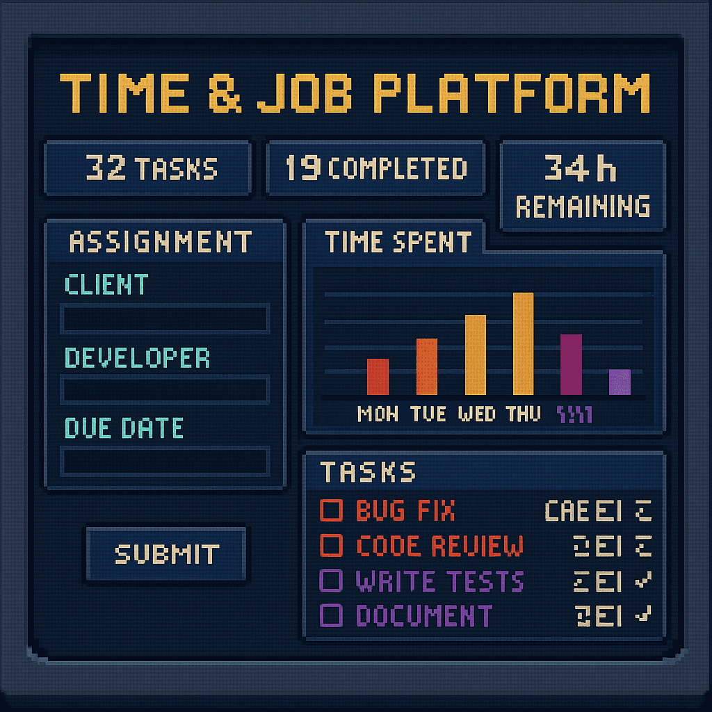 Time & Job — dashboard